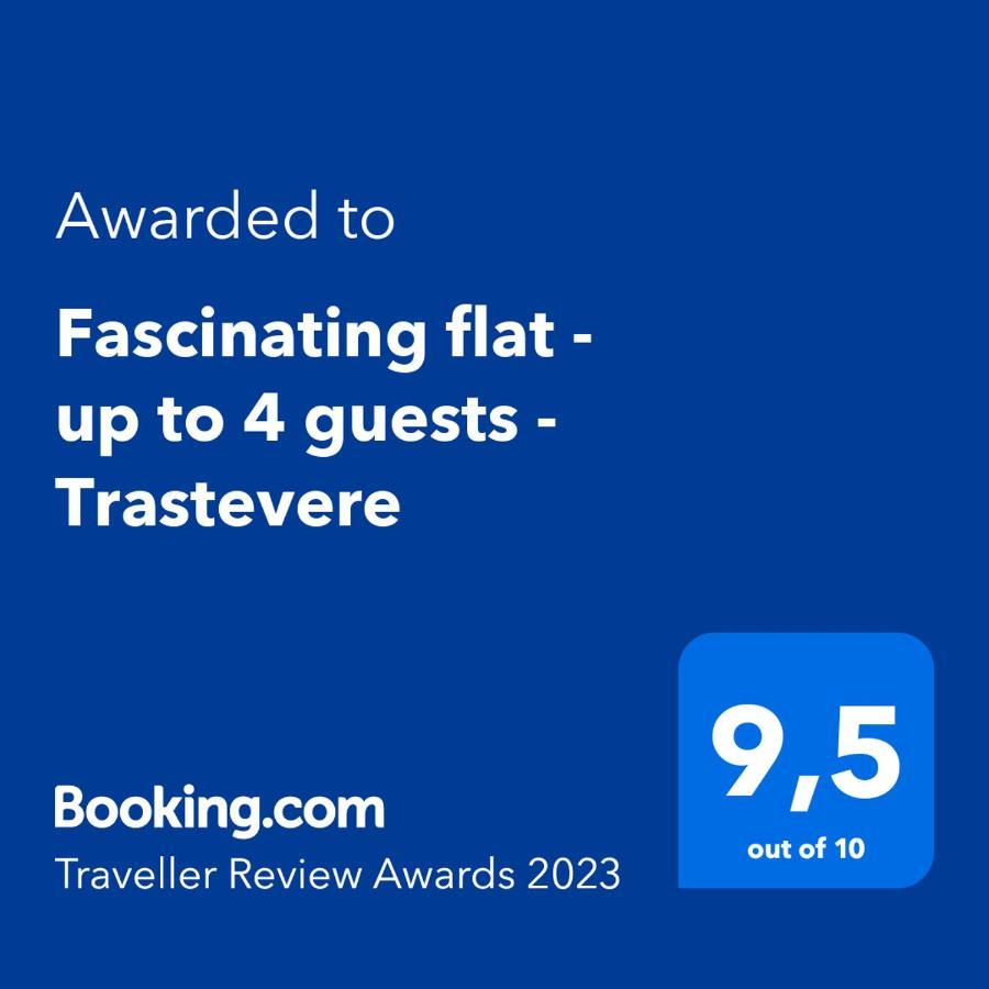Fascinating Flat - Up To 4 Guests - Trastevere Рим Экстерьер фото