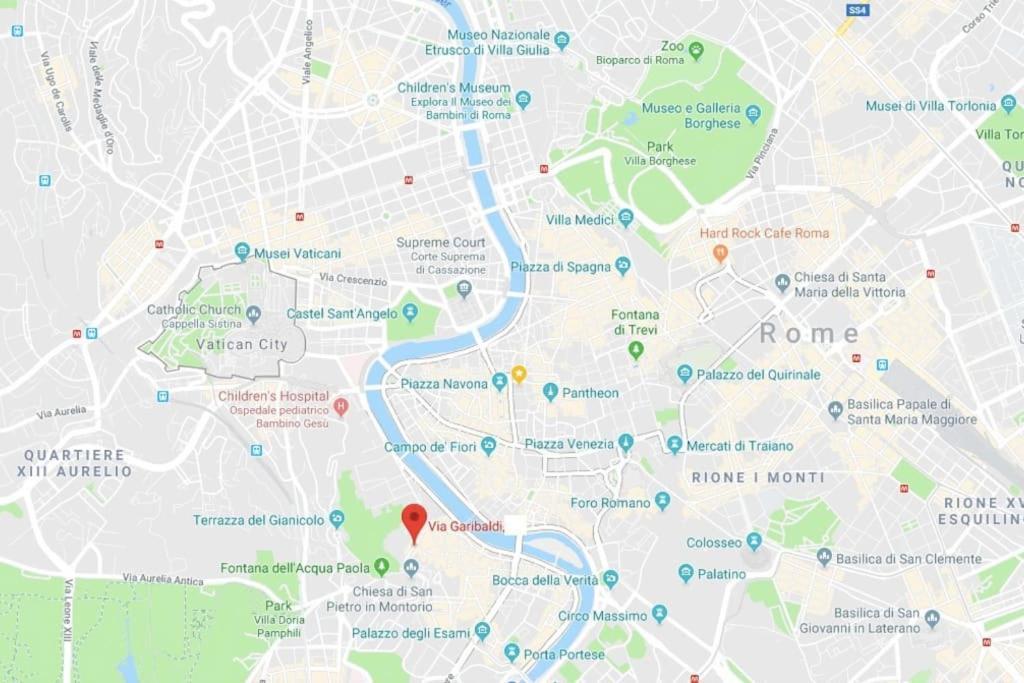 Fascinating Flat - Up To 4 Guests - Trastevere Рим Экстерьер фото